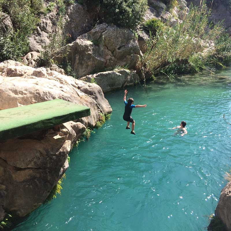 Doyouwanna Parapente Alicante -Otras actividades: Fuentes del Algar