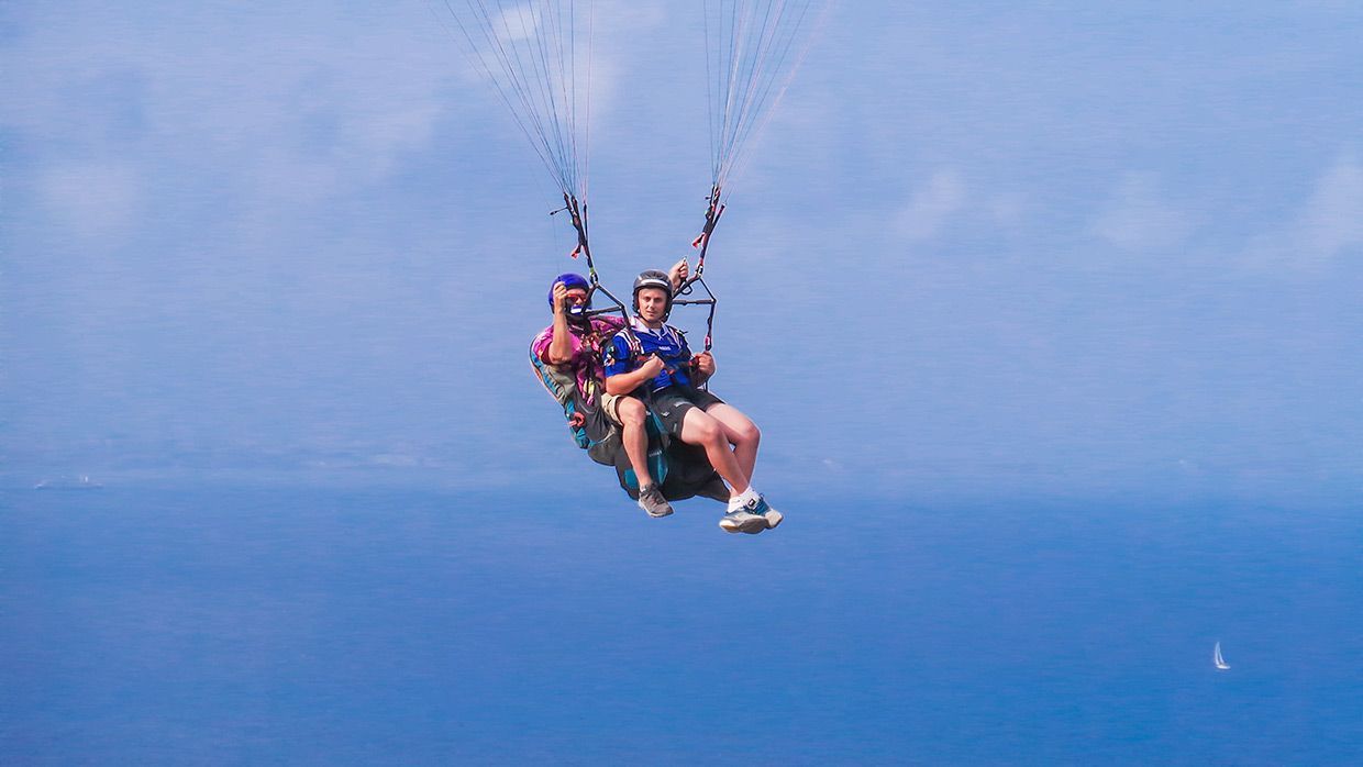 Marvellous tandem paragliding flights over Santa Pola Marvellous tandem paragliding flights over Santa Pola