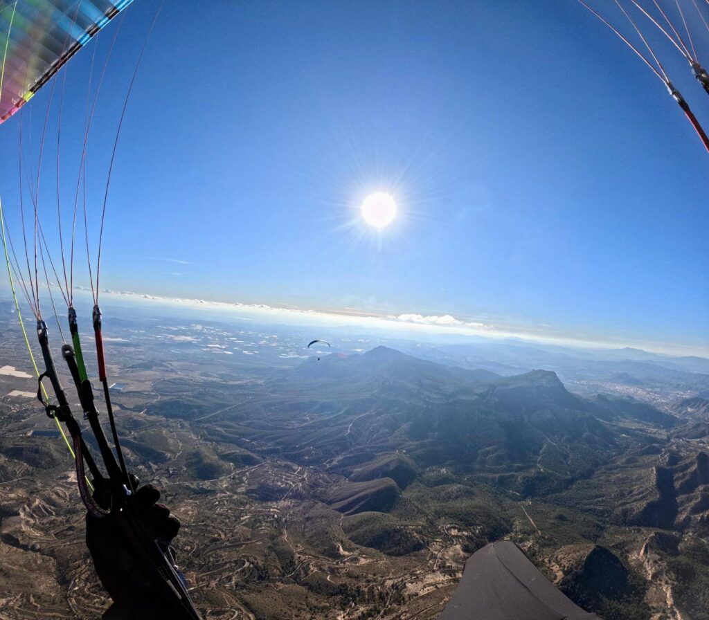 Paragliding Alicante high hills